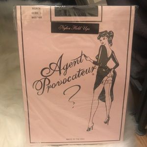 Black Opaque thigh high stockings